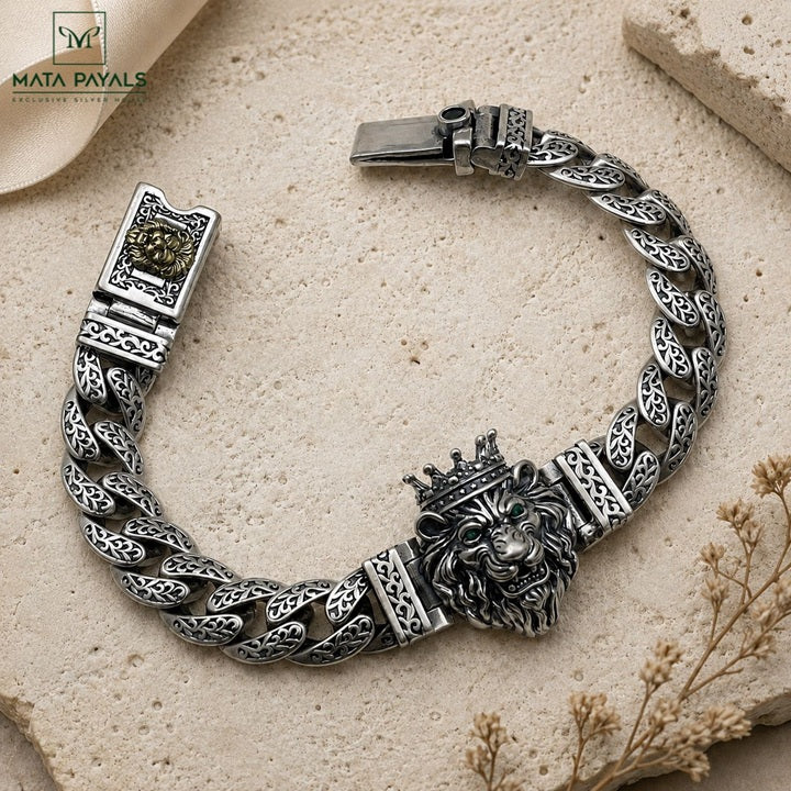 Royal King Dual Tone Bracelet