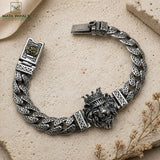 Royal King Dual Tone Bracelet