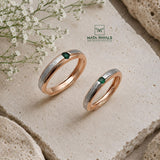 Stylish Dual Tone Couple Ring
