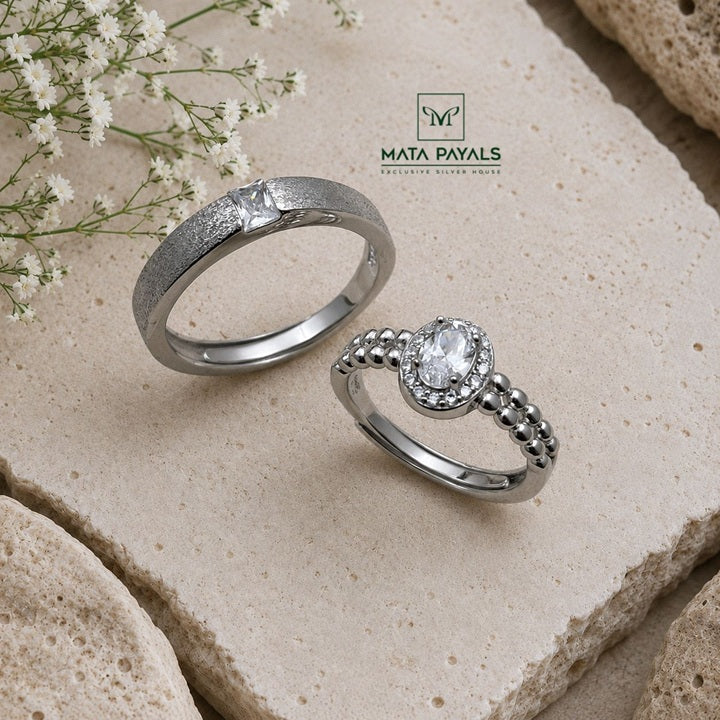 Exclusive Zircon Couple Ring
