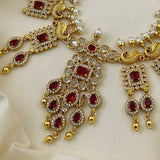 Rich Look Red Stone Necklace