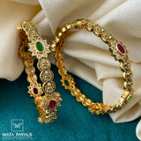 Gold Polish Lakshmi Bangle