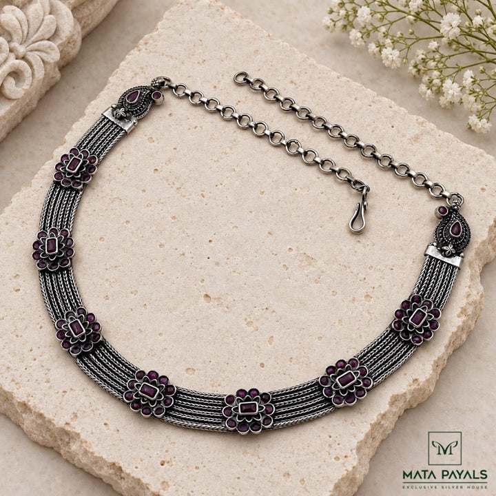 Traditional Oxidised Necklace