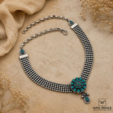 Oxidised Turquoise Necklace