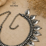 Looking Hot Oxidised Necklace