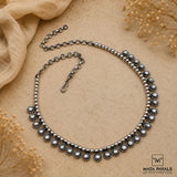 Oxidised Kundan Necklace