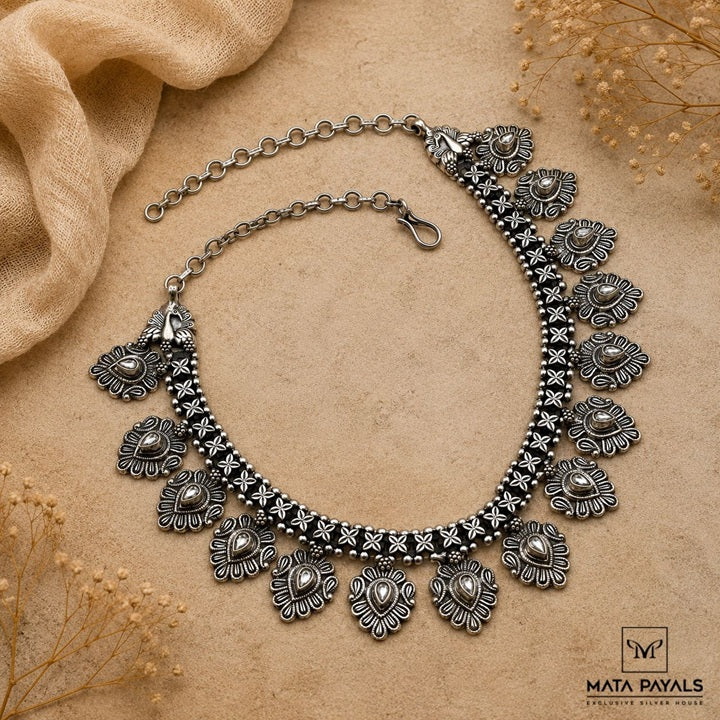 Alluring Oxidised Necklace