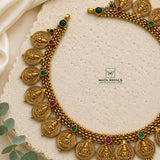 Heritage Lakshmi Coin Necklace