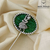 Oxidised Nartaki Hair Pin
