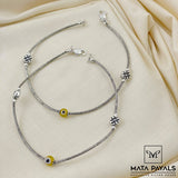 Cute Oxidised Anklet