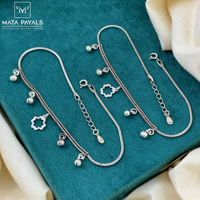 Pretty Oxidised Anklet