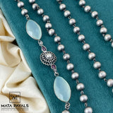Mandala Oxidised Beaded MOP Mala