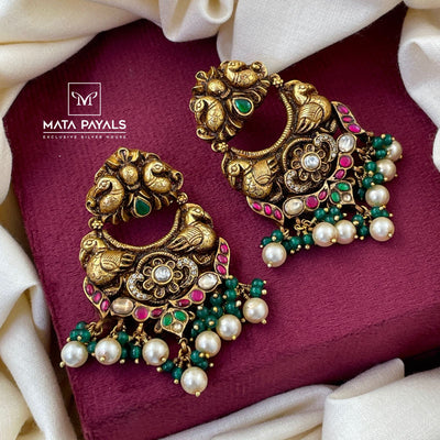 Heritage Gold Polish Chandbali