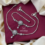 Mesmerizing Oxidised Anklet