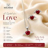 Classic Red Pendant set