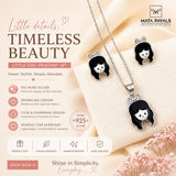 Enamel Pretty Pendant Set