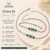 Classic Zircon Anklet