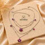 Blooming Pink Anklet