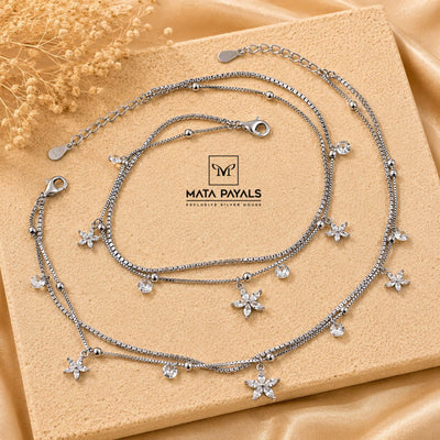 Vibrant Floral Anklet