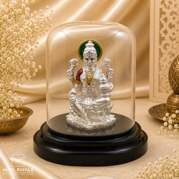 Colourful Lakshmi Idol