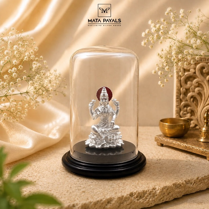 Lakshmi Silver Idol