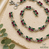 Beautiful Butterfly Kundan Anklet