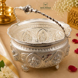Traditional Lakshmi Flower Basket