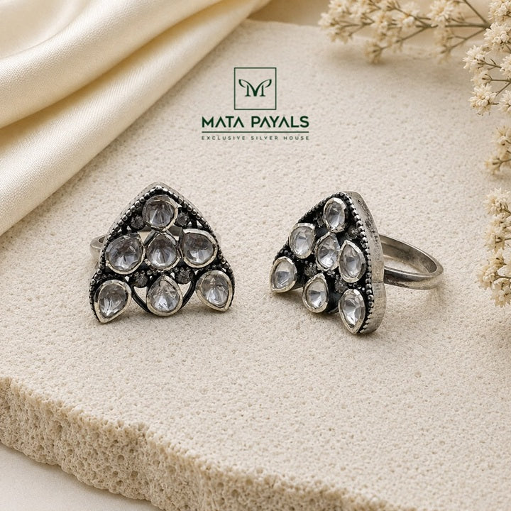 Beautiful Moissanite Toe Ring
