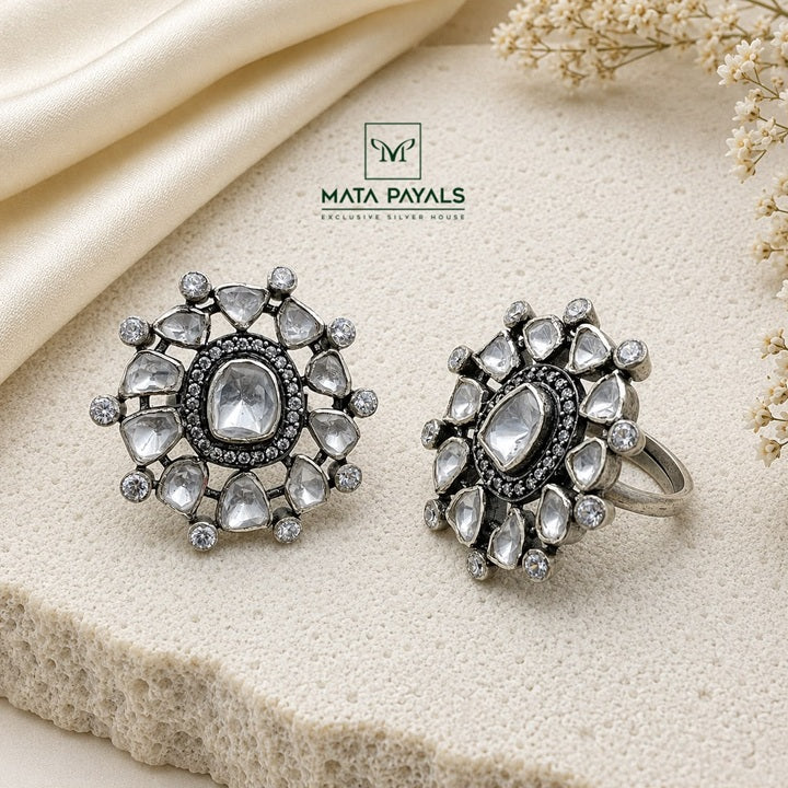 Stunning Moissanite Toe Ring