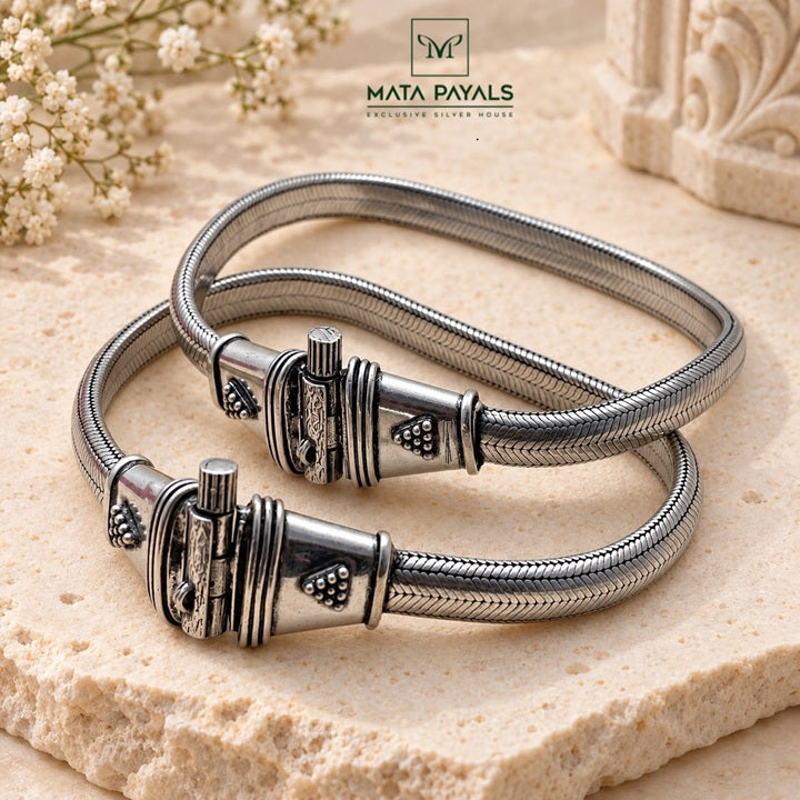 Heritage Oxidised Payal