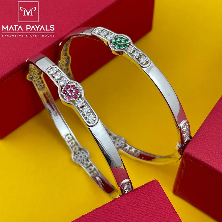 Shiny Silver Bangle