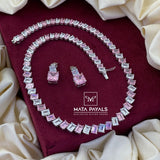 Fancy Pinkish Neck Set
