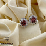 Heritage Zircon Rhodium Stud