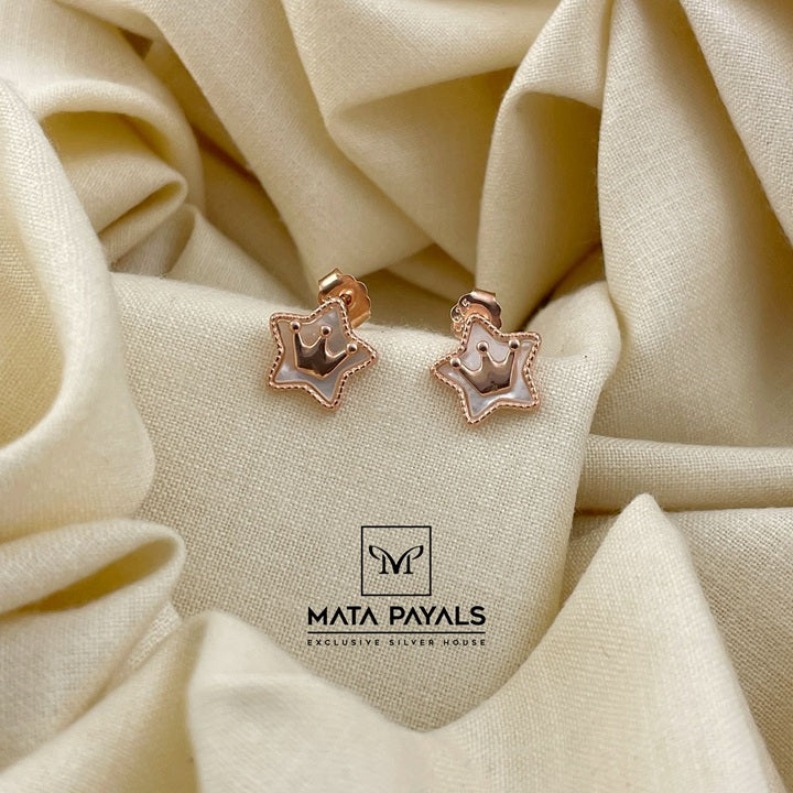 Star Rose Gold Stud