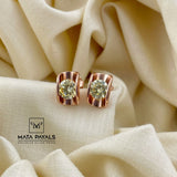 Rose Gold Yellow Stud