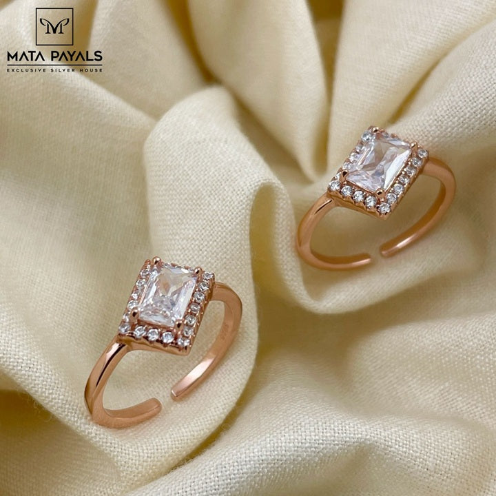 Classic Rose Gold Toe Ring