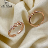 Attractive Rose Gold Toe Ring