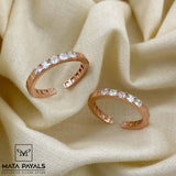 Classic Rose Gold Toe Ring