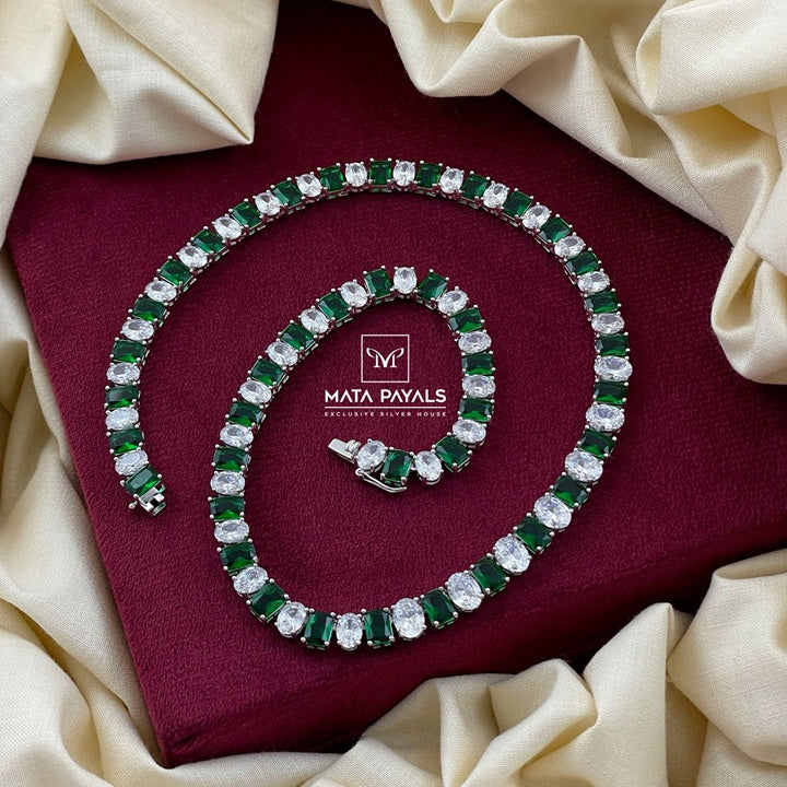 Green Zircon Necklace