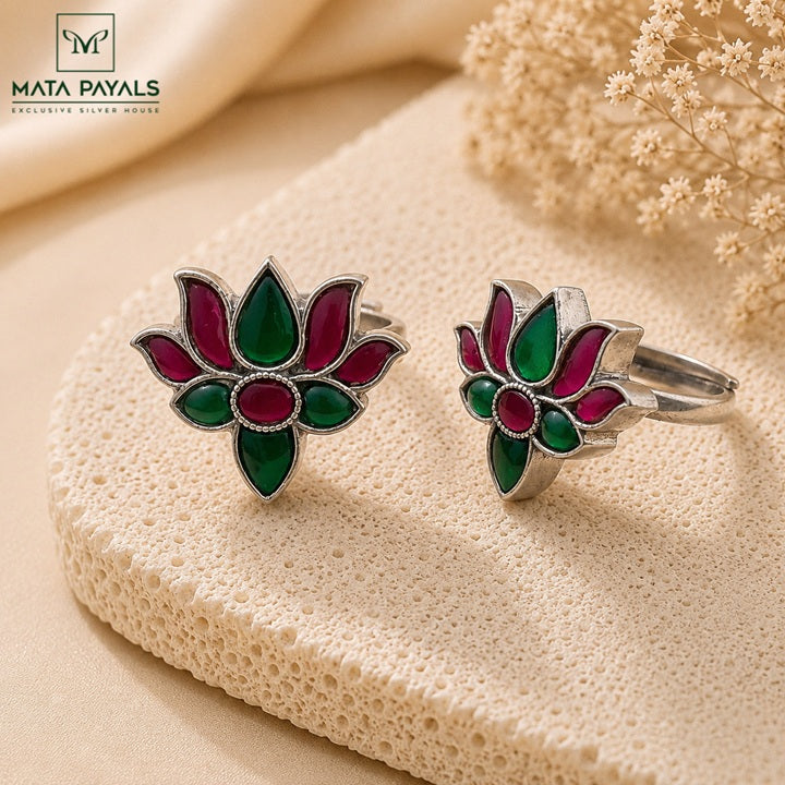 Attractive Kundan Toe Rings