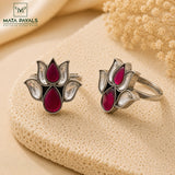 Hand Crafted Kundan Toe Rings