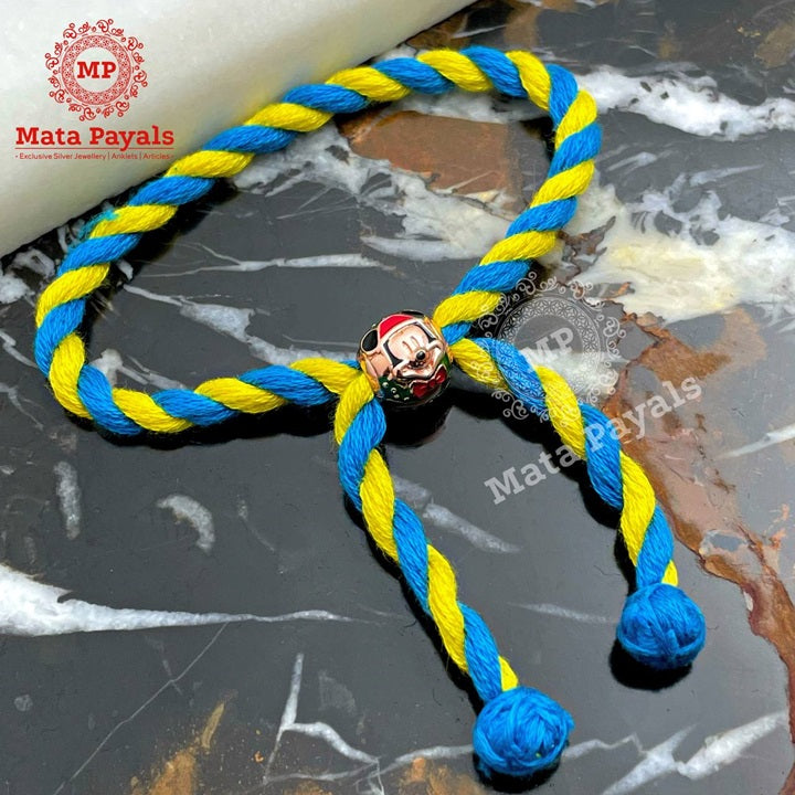 Adorable Mickey Mouse Rose Gold Lumba Rakhi