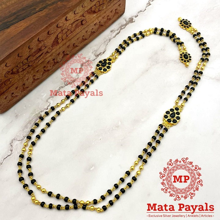 Alluring Leafy Beaded Mangalsutra