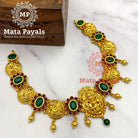 Alluring Maha Lakshmi Floral R&G Necklace