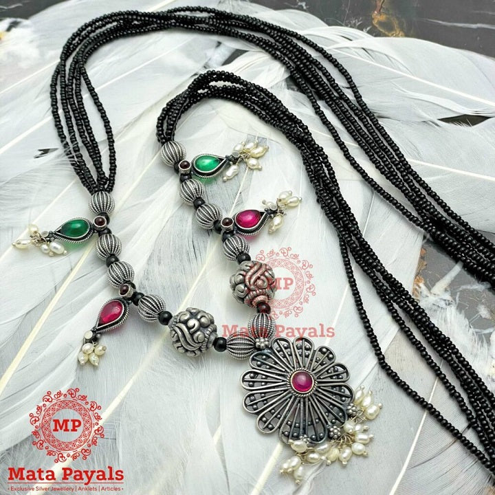 Alluring Oxidised Tribal Mangalsutra