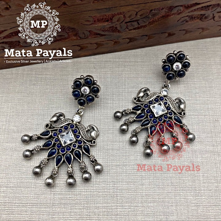 Antiquated Blue Earing