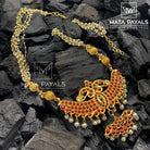Antique Designed Red Spinel Necklace