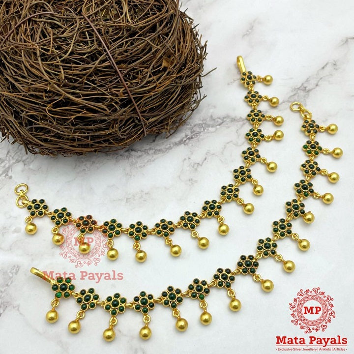 Mathi Green Matha Patti Jewellery – Bridal, Gold Plated & Silver Designs – Matapayals