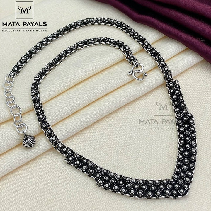 Antique Oxidised Necklace