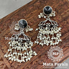 Antique Tribal Pearl Chandbali
